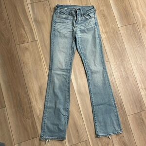 American Eagle Flare light wash jeans. Size 6 XLong